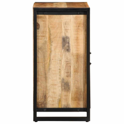 Szafka, 55x35x70 cm, lite surowe drewno mango