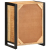 Szafka, 55x35x70 cm, lite surowe drewno mango
