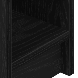 Szafki nocne z szufladą, 2 szt., czarne, 20x36x60 cm