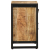 Szafka nocna, 40x30x50 cm, lite, surowe drewno mango
