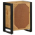 Szafka nocna, 40x30x50 cm, lite, surowe drewno mango