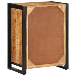 Szafka, 55x35x70 cm, lite surowe drewno mango