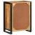 Szafka, 55x35x70 cm, lite surowe drewno mango