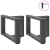 Nogi do stolika kawowego, 2 pcs., antracyt, 40x25x(30-31) cm