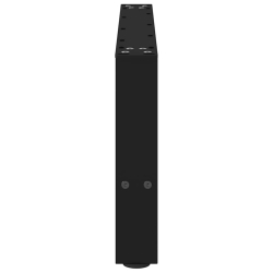 Nogi do stolika kawowego, czarne, 2 szt., 60x(30-31) cm, stal
