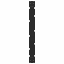 Nogi do stolika kawowego, czarne, 2 szt., 60x(30-31) cm, stal