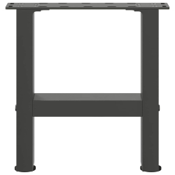 Nogi do stolika kawowego, antracyt, 2 szt., 40x(30-31) cm, stal