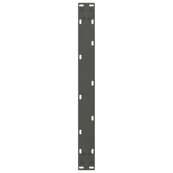 Nogi do stolika kawowego, antracyt, 2 szt., 70x(30-31) cm, stal