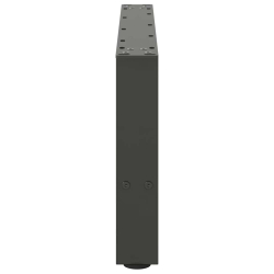Nogi do stolika kawowego, antracyt, 2 szt., 60x(30-31) cm, stal