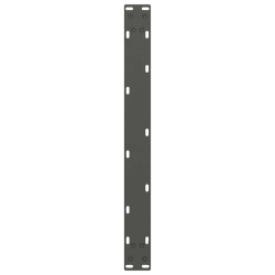 Nogi do stolika kawowego, antracyt, 2 szt., 60x(30-31) cm, stal