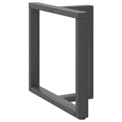 Nogi do stołu jadalnego, 2 pcs., antracyt, 80x35x(72-73) cm