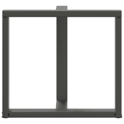 Nogi do stołu jadalnego, 2 pcs., antracyt, 80x35x(72-73) cm