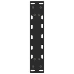 Nogi do stolika kawowego, czarne, 2 szt., 40x(30-31) cm, stal