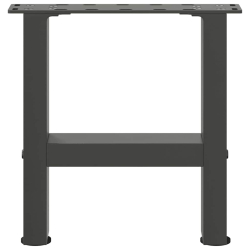 Nogi do stolika kawowego, antracyt, 2 szt., 30x(30-31) cm, stal