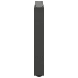 Nogi do stolika kawowego, antracyt, 2 szt., 50x(42-43) cm, stal