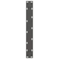 Nogi do stolika kawowego, antracyt, 2 szt., 50x(42-43) cm, stal