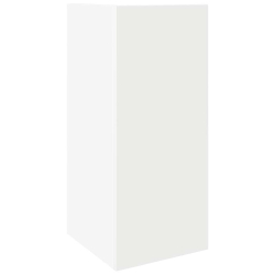 Stolik boczny z półką, biały, 25,5x27x60 cm