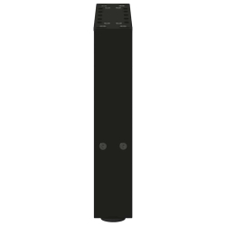 Nogi do stolika kawowego, czarne, 2 szt., 30x(30-31) cm, stal