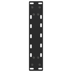 Nogi do stolika kawowego, czarne, 2 szt., 30x(30-31) cm, stal