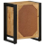 Szafka nocna, 40 x 30 x 51 cm, surowe drewno mango