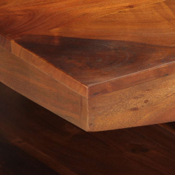 Stolik kawowy, 90x60x30 cm, lite drewno akacjowe
