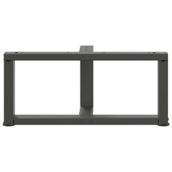 Nogi do stolika kawowego, 2 pcs., antracyt, 60x25x(30-31) cm