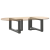 Nogi do stolika kawowego, 2 pcs., antracyt, 60x25x(30-31) cm