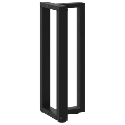 Nogi do stołu konsolowego, 2 pcs., czarne, 20x28x(72-73) cm