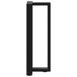 Nogi do stołu konsolowego, 2 pcs., czarne, 20x28x(72-73) cm