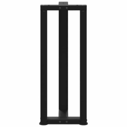 Nogi do stołu konsolowego, 2 pcs., czarne, 20x28x(72-73) cm