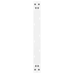 Nogi do stolika kawowego, białe, 2 szt., 70x(30-31) cm, stal