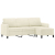 Sofa 3-osobowa, kremowa, 180 cm, tapicerowana aksamit