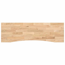 Blat biurka, surowe, 160x50x2,5 cm, lite drewno dębowe