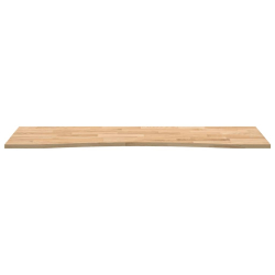Blat biurka, surowe, 160x50x2,5 cm, lite drewno dębowe