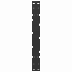 Nogi do stolika kawowego, 2 szt., czarne, 60x(30-31) cm, stal