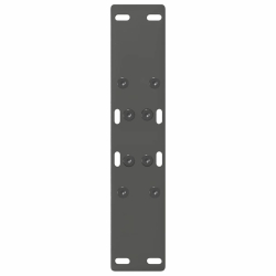 Nogi do stolika kawowego, 2 szt., antracyt, 50x(42-43) cm, stal