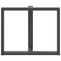 Nogi do stołu jadalnego, 2 pcs., antracyt, 90x35x(72-73) cm