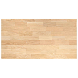 Blat kuchenny, 120x63,5x2,7 cm, prostokątny, lite drewno dębowe