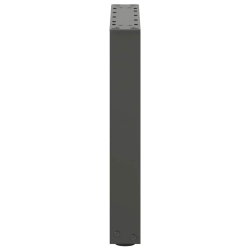 Nogi do stolika kawowego, 2 szt., antracyt, 38x(42-43) cm, stal