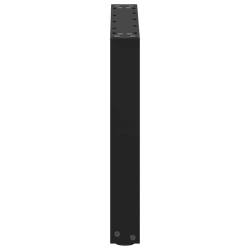 Nogi do stolika kawowego, 2 szt., czarne, 50x(42-43) cm, stal