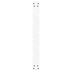 Nogi do stolika kawowego, 2 szt., białe, 80x(72-73) cm, stal