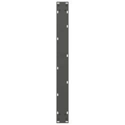 Nogi do stolika kawowego, 3 szt., antracyt, 80x(72-73) cm, stal
