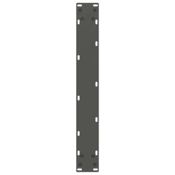 Nogi do stolika kawowego, 2 szt., antracyt, 60x(72-73) cm, stal