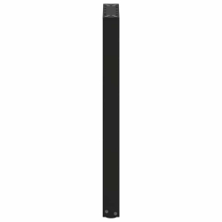 Nogi do stolika kawowego, 2 szt., czarne, 28x(72-73) cm, stal