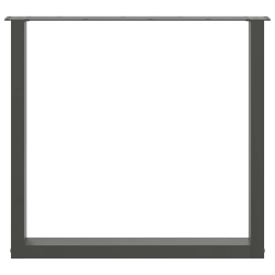 Nogi do stolika kawowego, 2 szt., antracyt, 90x(72-73) cm, stal