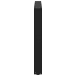 Nogi do stolika kawowego, 2 szt., czarne, 60x(72-73) cm, stal