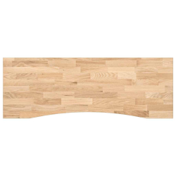 Blat biurka, surowe, 140x50x2,5 cm, lite drewno dębowe