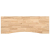 Blat biurka, surowe, 140x50x2,5 cm, lite drewno dębowe