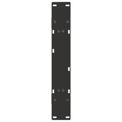 Nogi do stolika kawowego, 2 szt., czarne, 80x(72-73) cm, stal