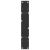 Nogi do stolika kawowego, 2 szt., czarne, 80x(72-73) cm, stal